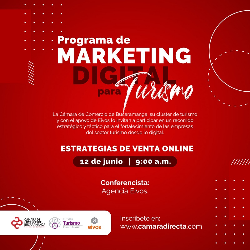 CHARLA VIRTUAL - PROGRAMA DE MARKETING DIGITAL PARA TURISMO - ESTRATEGIAS DE VENTA ONLINE