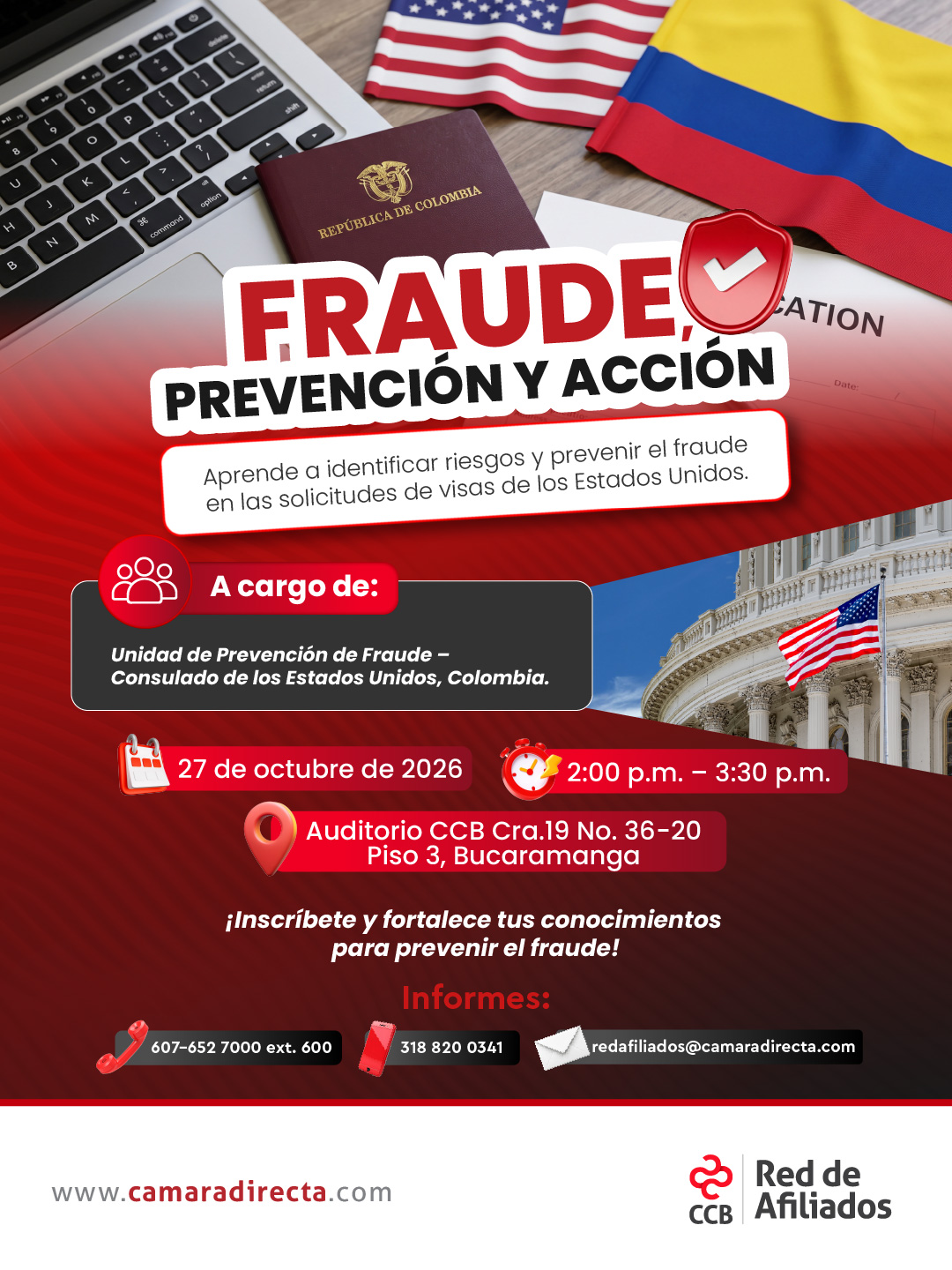 CONVERSATORIO FRAUDE, PREVENCI&Oacute;N Y ACCI&Oacute;N EN SOLICITUD DE LA VISA