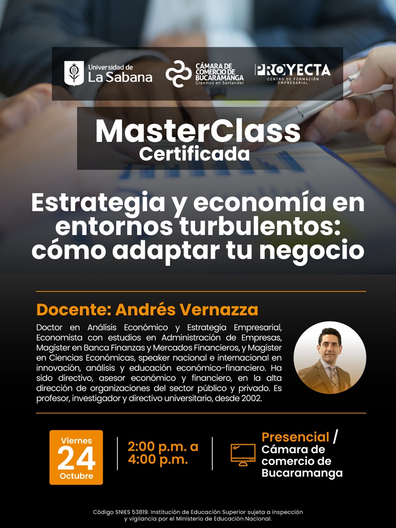 MASTERCLASS ESTRATEGIA Y ECONOMÍA EN ENTORNOS TURBULENTOS: CÓMO ADAPTAR TU NEGOCIO
