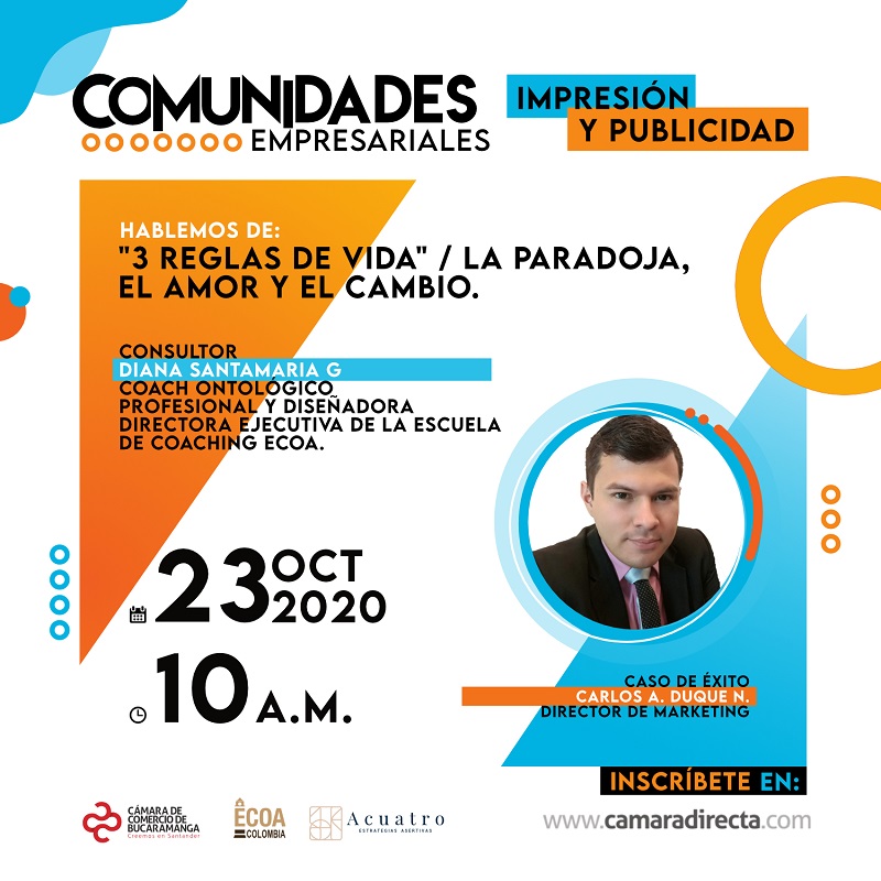 CHARLA VIRTUAL - "3 REGLAS DE VIDA" / LA PARADOJA, EL AMOR Y EL CAMBIO