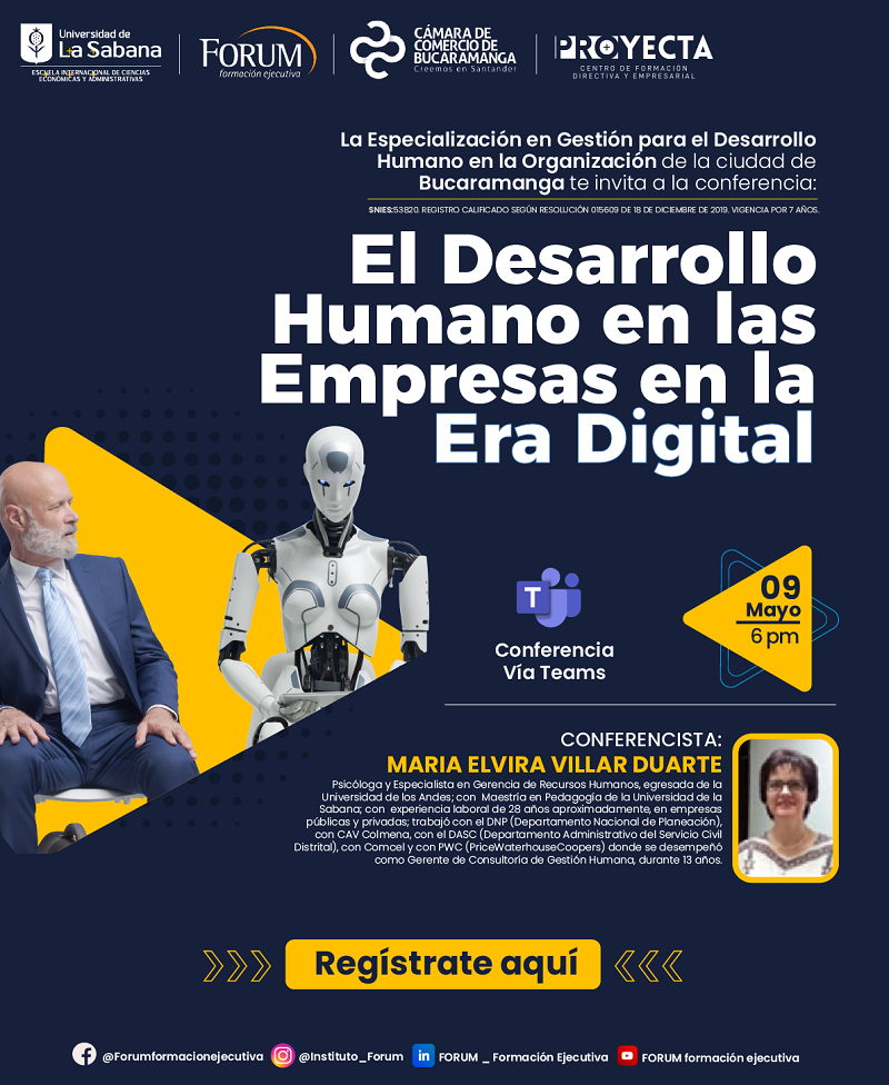 CONFERENCIA EL DESARROLLO HUMANO EN LAS EMPRESAS EN LA ERA DIGITAL