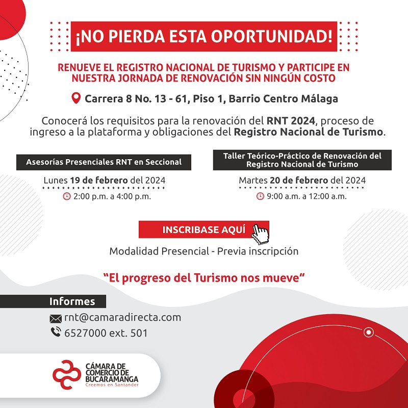 TALLER TEÓRICO-PRÁCTICO DE RENOVACIÓN DEL RNT SECCIONAL MÁLAGA 