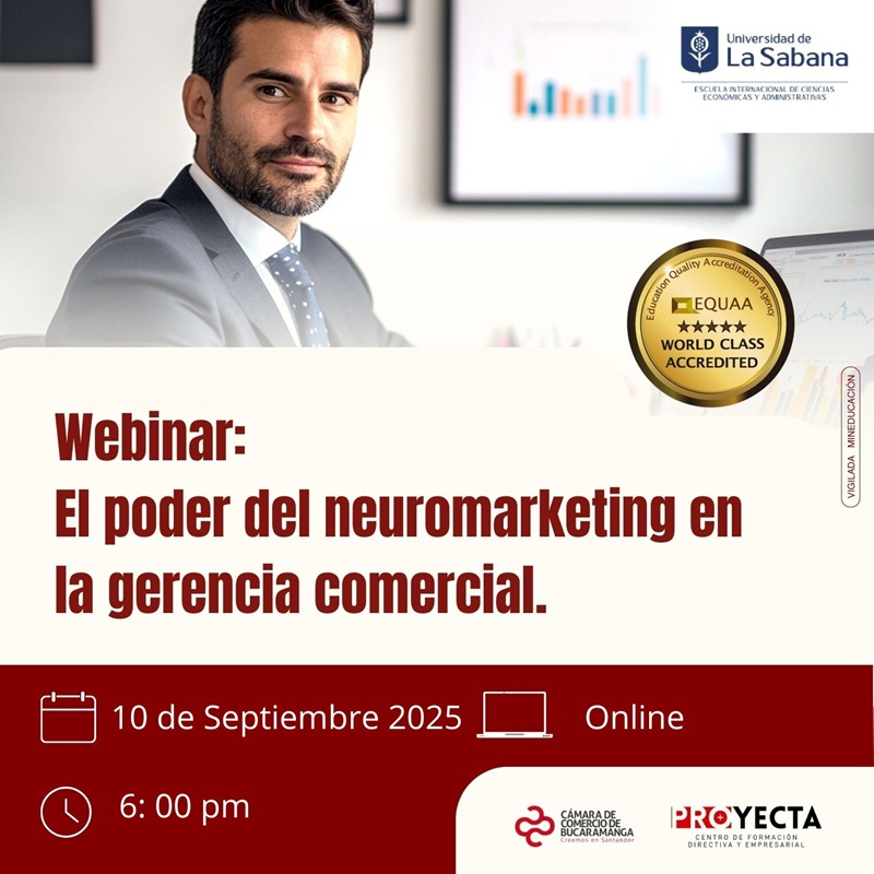 WEBINAR EL PODER DEL NEUROMARKETING EN LA GERENCIA COMERCIAL
