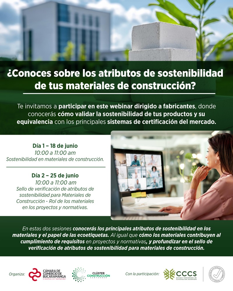 CONOCE LOS ATRIBUTOS DE SOSTENIBILIDAD DE SUS MATERIALES Y C&Oacute;MO ESTOS APORTAN VALOR A SUS PROYECTOS