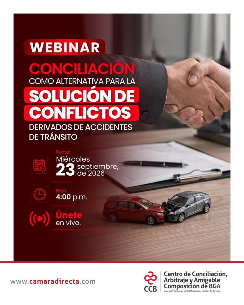WEBINAR CONCILIACION COMO ALTERNATIVA PARA SOLUCI&Oacute;N DE CONFLICTOS