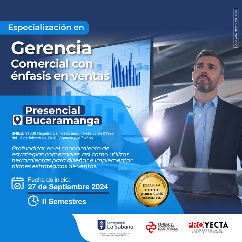 ESPECIALIZACIÓN EN GERENCIA COMERCIAL 