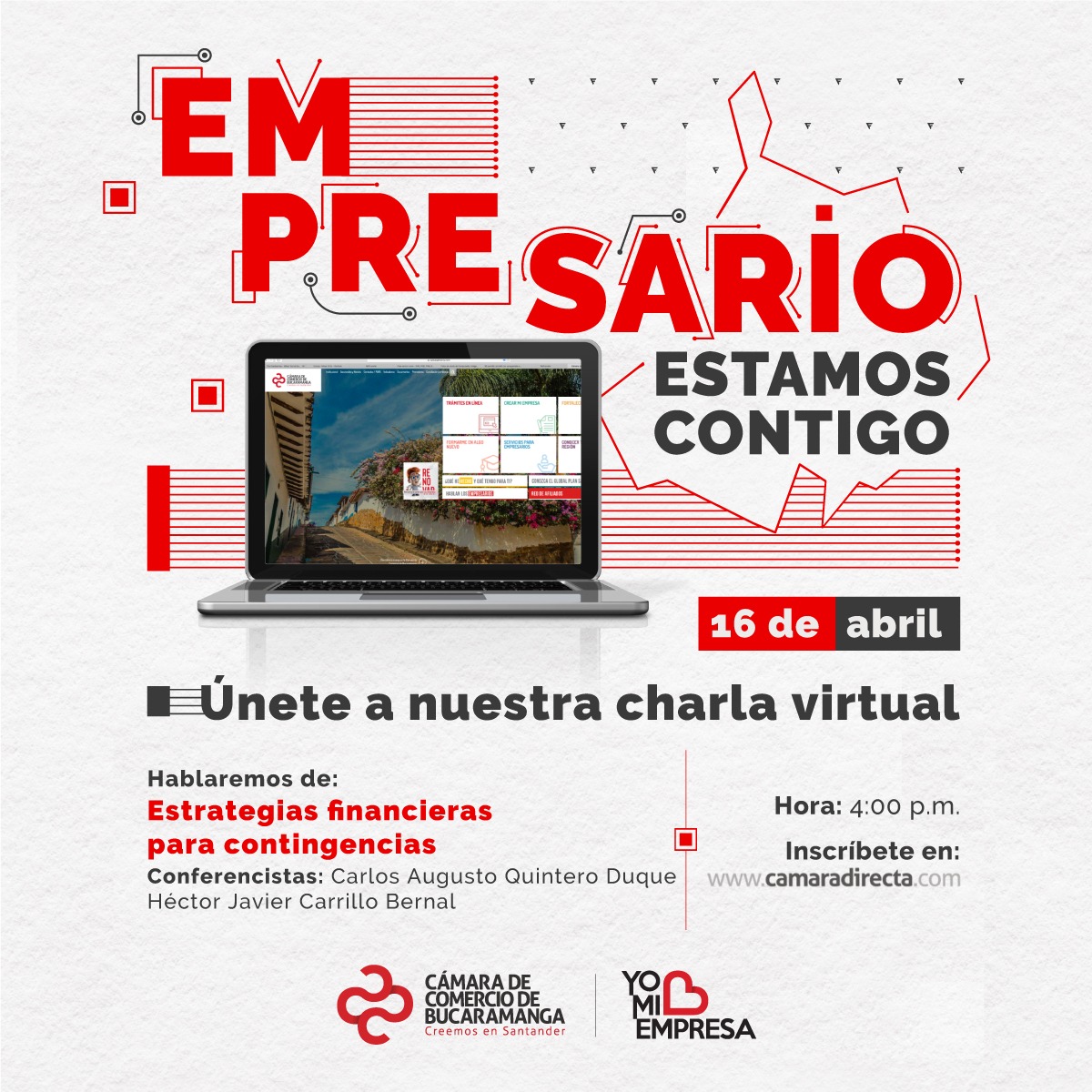 CHARLA VIRTUAL - ESTRATEGIAS FINANCIERAS PARA CONTINGENCIAS