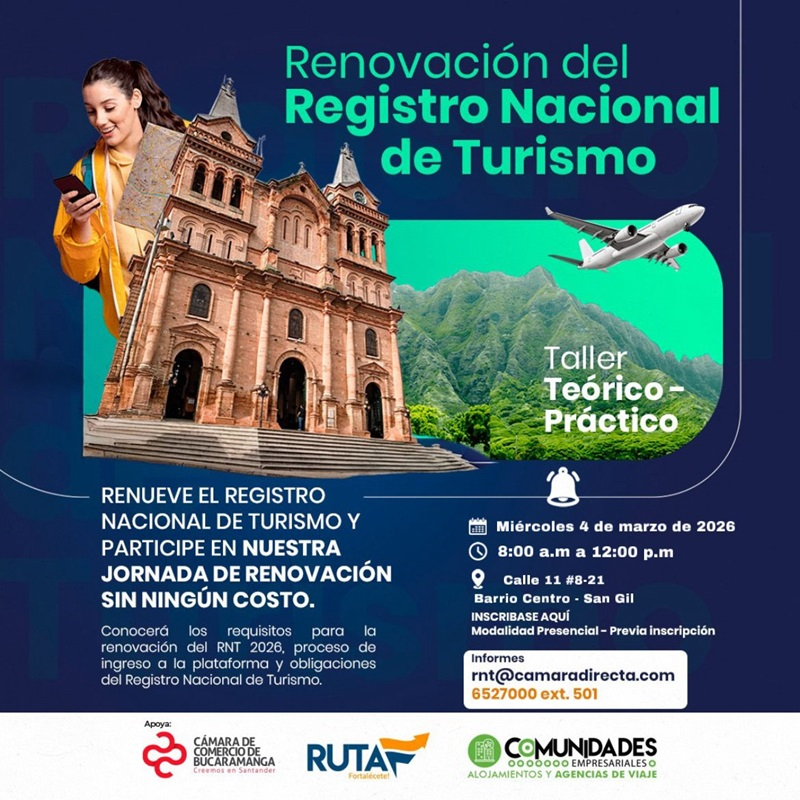 TALLER RENOVACI&Oacute;N DEL REGISTRO NACIONAL DE TURISMO 04 MARZO 2026 SANGIL