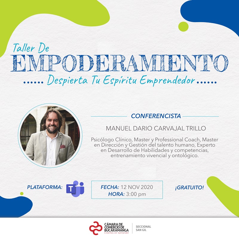 TALLER DE EMPODERAMIENTO - DESPIERTA TU ESPÍRITU EMPRENDEDOR