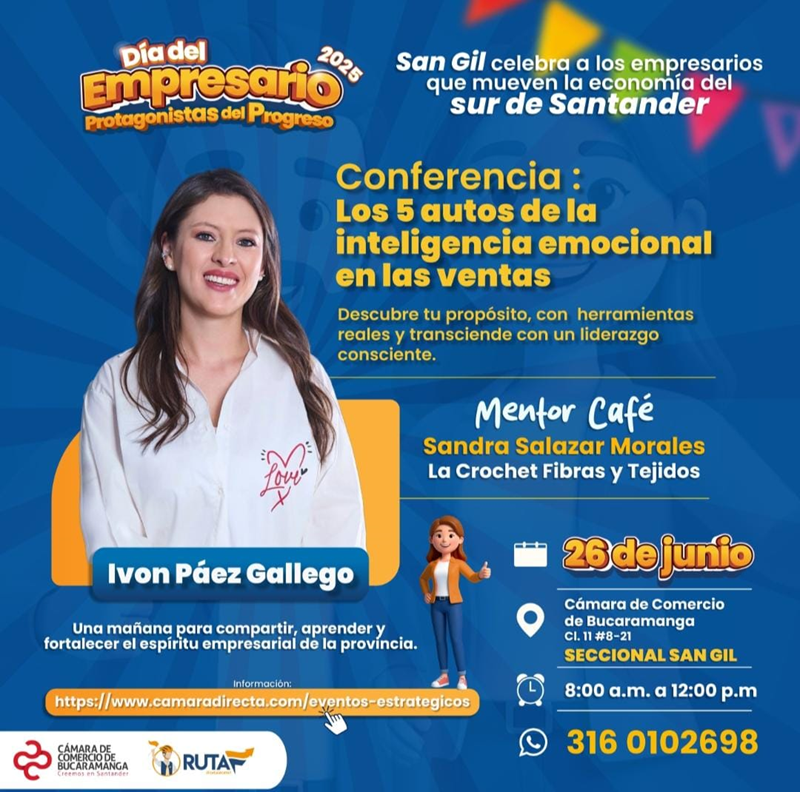 DÍA DEL EMPRESARIO PROTAGONISTAS DEL PROGRESO - SAN GIL  