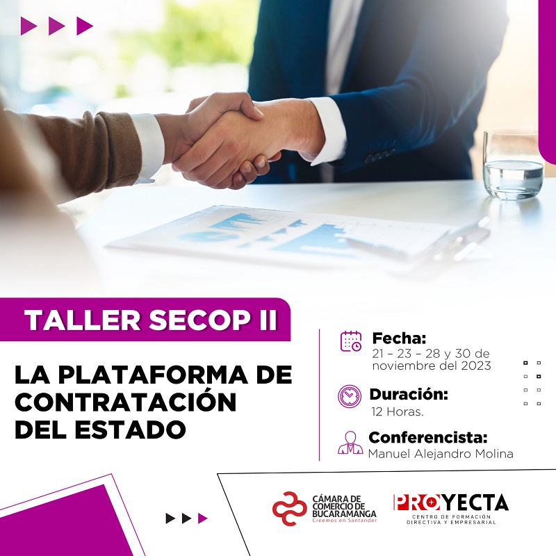TALLER SECOP II G4 - LA PLATAFORMA DE CONTRATACIÓN DEL ESTADO