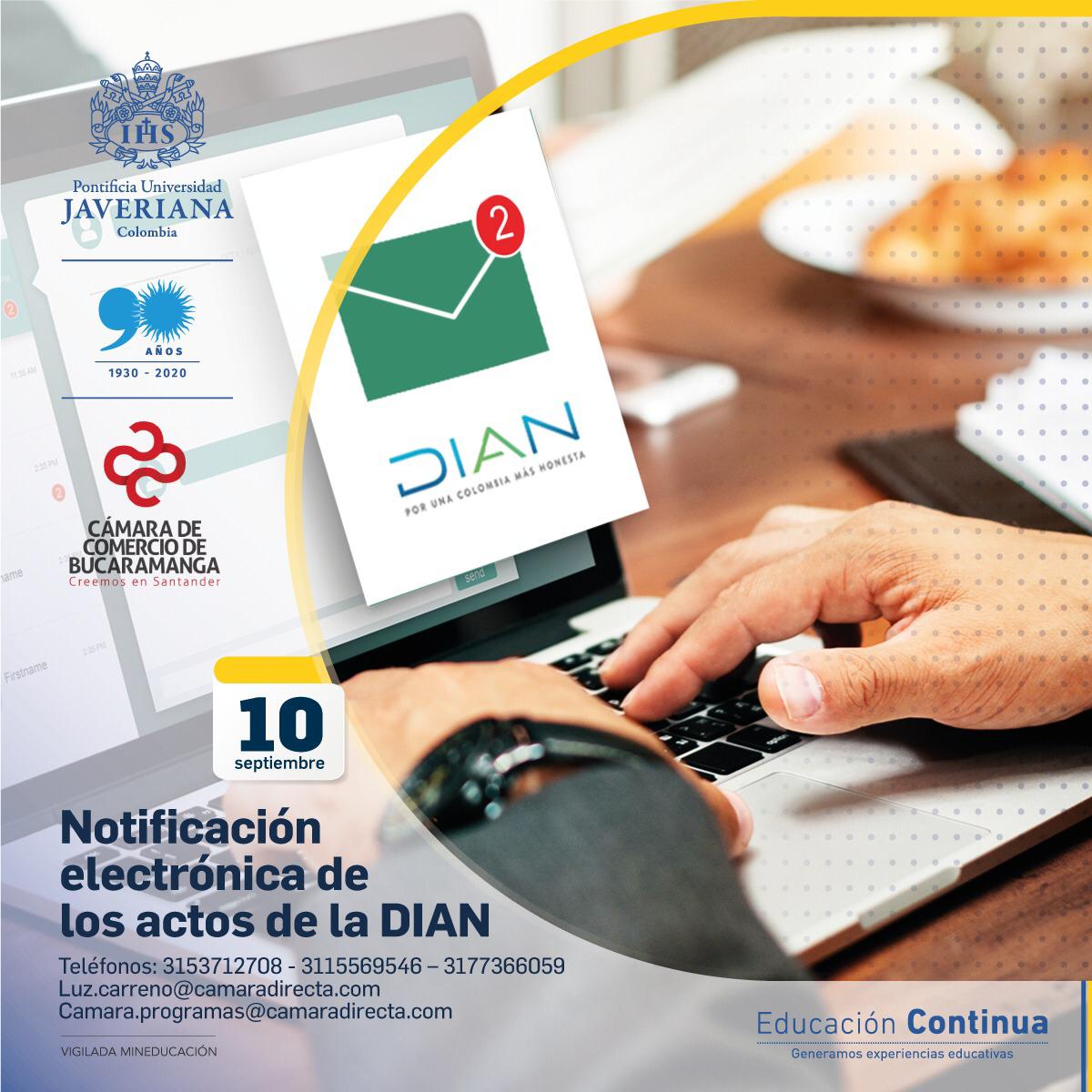 NOTIFICACIÓN ELECTRÓNICA DE LOS ACTOS DE LA DIAN 