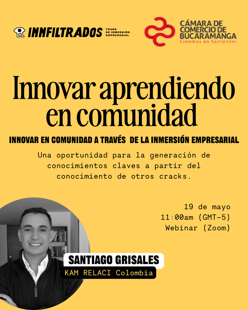 WEBINAR TOURS DE INMERSIÓN EMPRESARIAL: INNOVAR APRENDIENDO EN COMUNIDAD