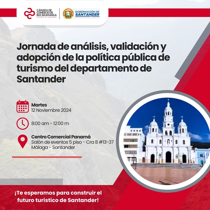 JORNADA DE ANÁLISIS, VALIDACIÓN Y ADOPCIÓN DE LA POLÍTICA PÚBLICA DE TURISMO DEL DPTO STDER 12 NOV 