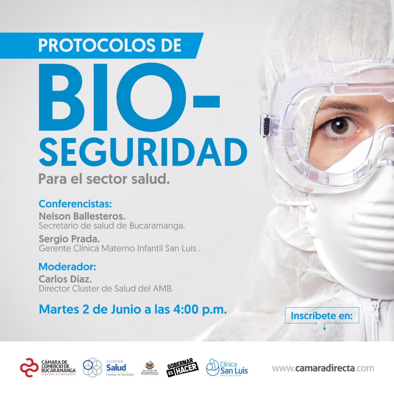 CHARLA VIRTUAL - PROTOCOLOS DE BIOSEGURIDAD PARA EL SECTOR SALUD