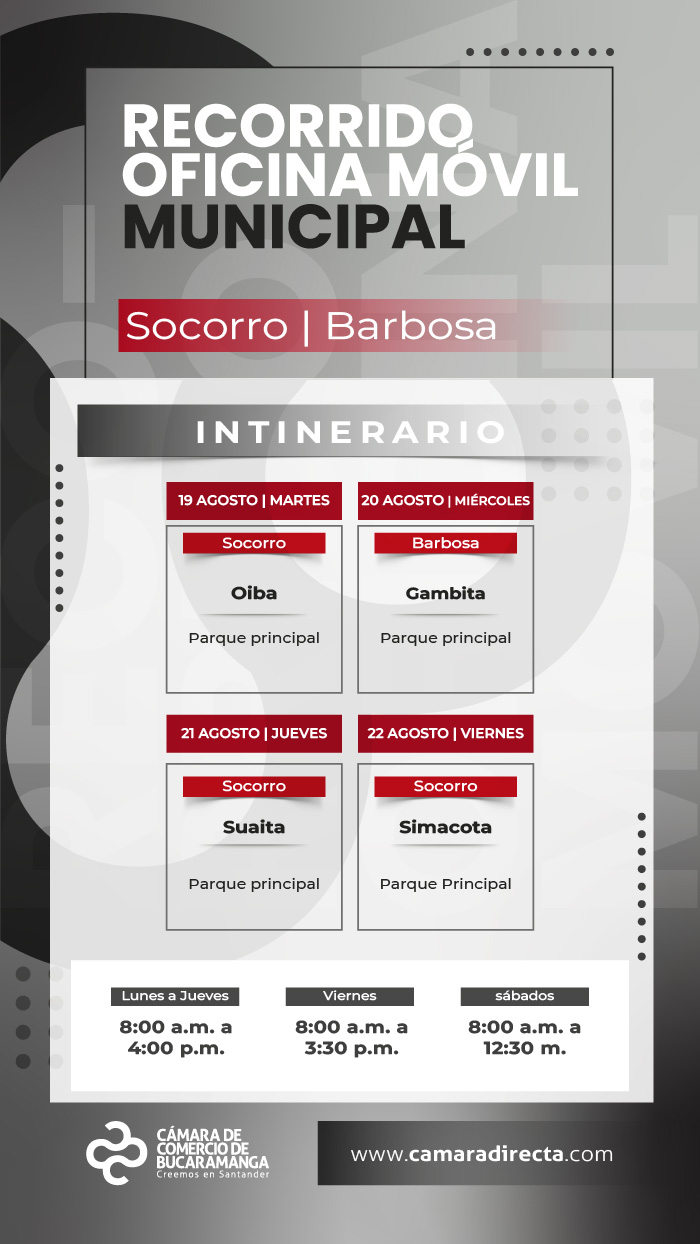 RECORRIDO OFICINA MÓVIL MUNICIPAL 2025