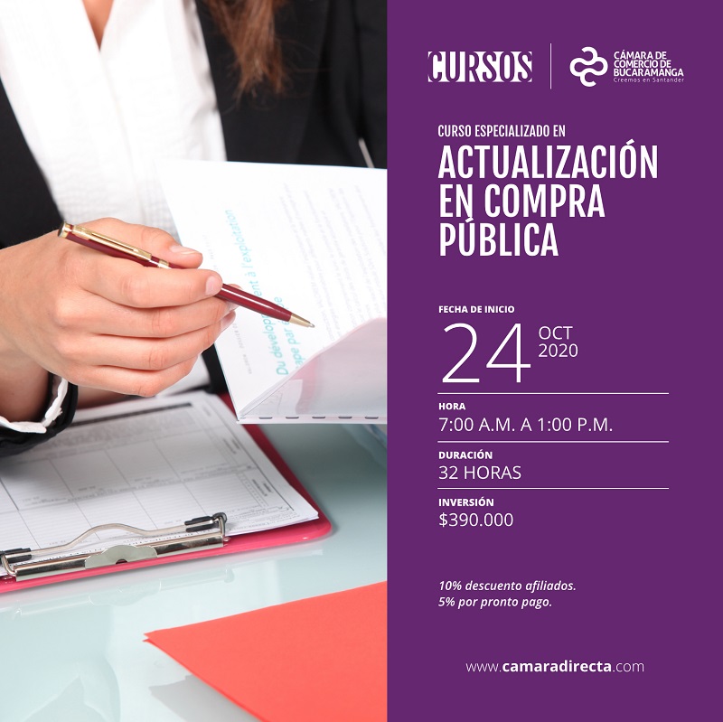 CURSO ESPECIALIZADO EN ACTUALIZACIÓN EN COMPRA PÚBLICA