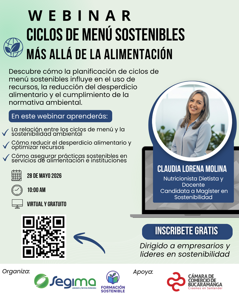 WEBINAR CICLOS DE MEN&Uacute; SOSTENIBLES: M&Aacute;S ALL&Aacute; DE LA ALIMENTACI&Oacute;N