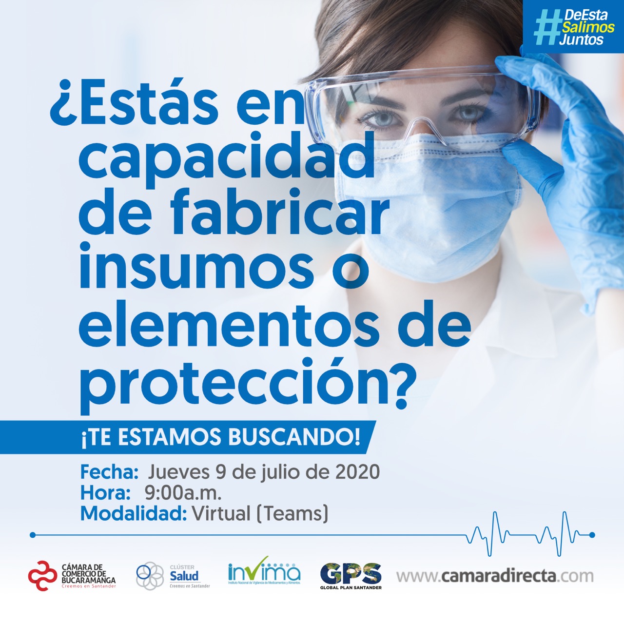 ¿ESTÁS EN CAPACIDAD DE FABRICAR INSUMOS O ELEMENTOS DE PROTECCIÓN?