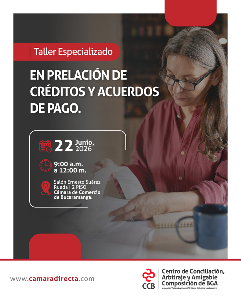 TALLER ESPECIALIZADO EN PRELACI&Oacute;N DE CR&Eacute;DITOS Y ACUERDOS DE PAGO