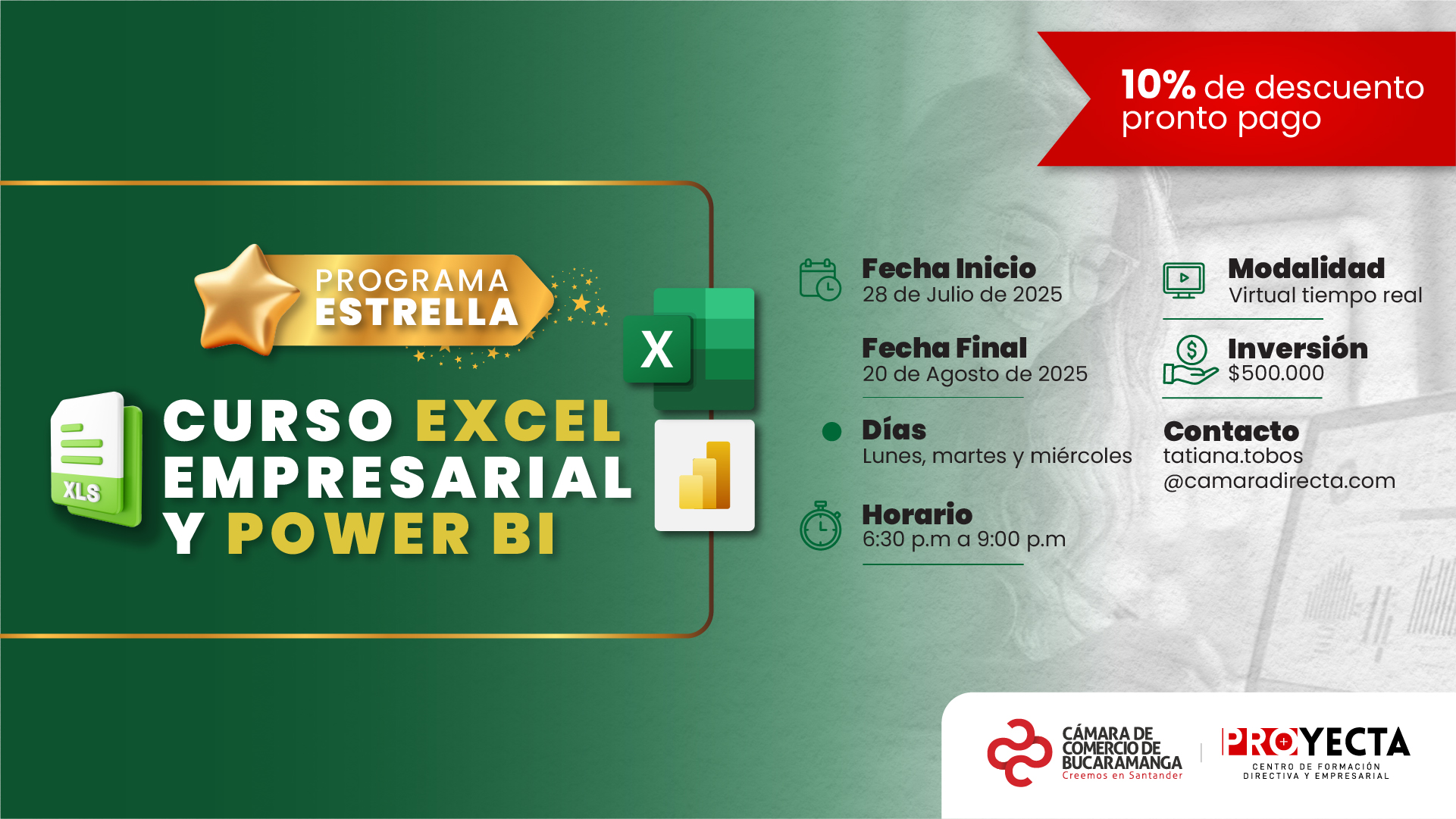 CURSO EXCEL EMPRESARIAL Y POWER BI 