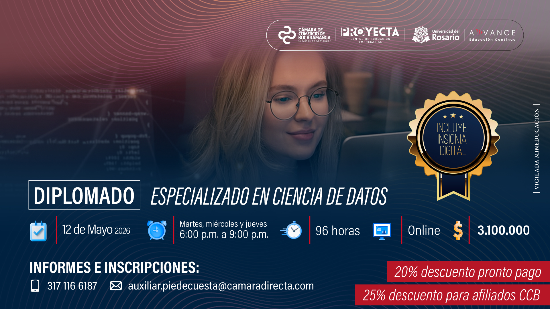 DIPLOMADO ESPECIALIZADO EN CIENCIA DE DATOS - UNIVERSIDAD DEL ROSARIO