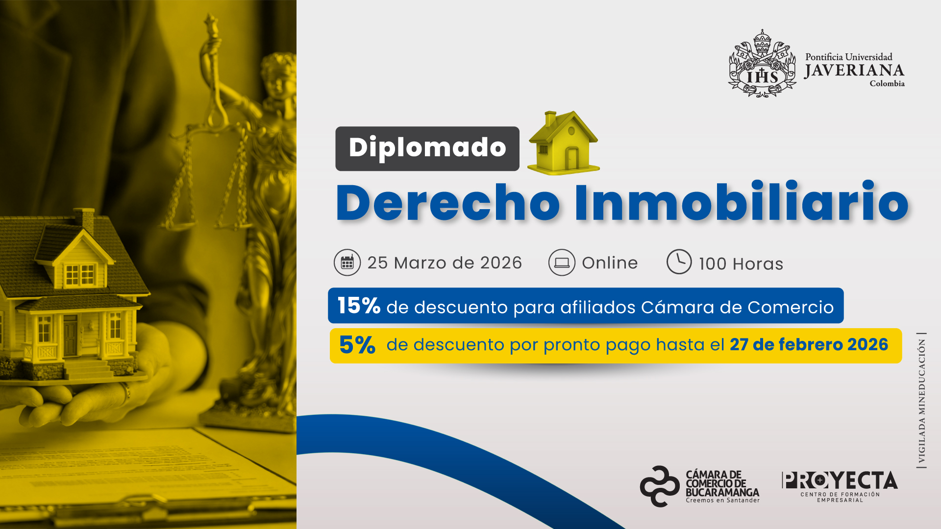 DIPLOMADO EN DERECHO INMOBILIARIO  - U. JAVERIANA 2026