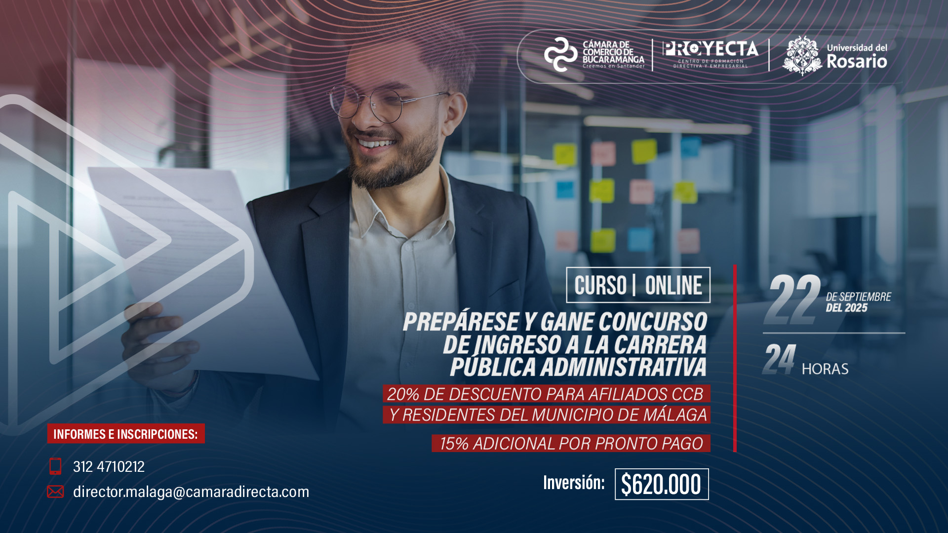 CURSO PREPÁRESE Y GANE CONCURSO DE INGRESO A LA CARRERA PÚBLICA ADMINISTRATIVA- U. ROSARIO