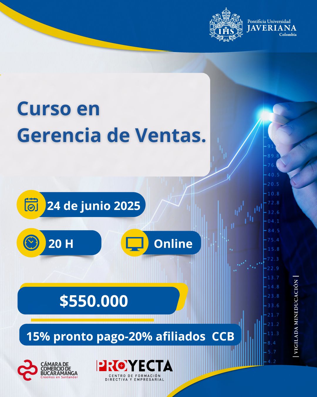 CURSO EN GERENCIA DE VENTAS - PONTIFICIA UNIVERSIDAD JAVERIANA