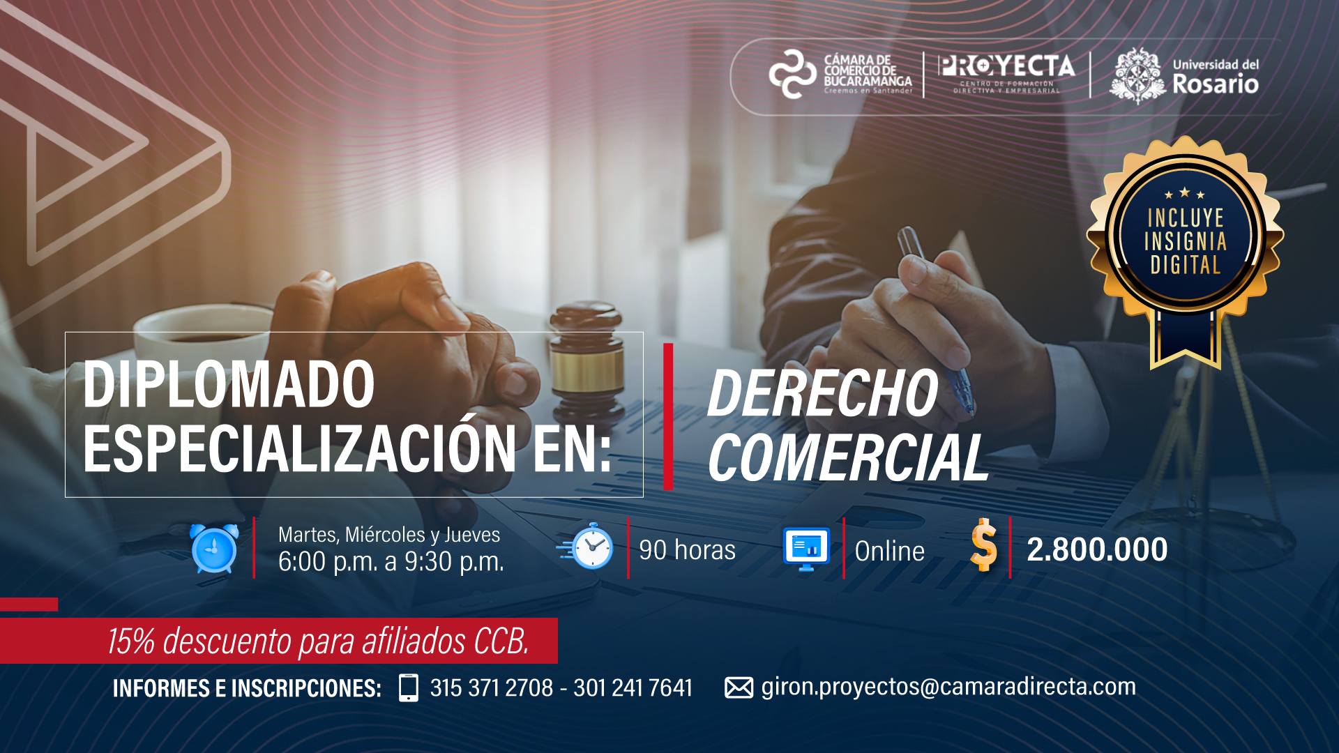DIPLOMADO ESPECIALIZADO EN DERECHO COMERCIAL- U. ROSARIO