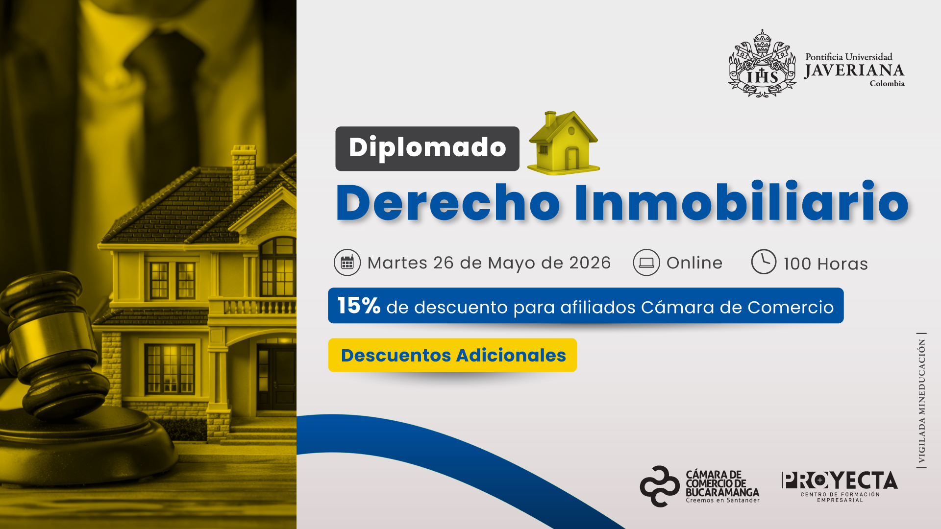 DIPLOMADO EN DERECHO INMOBILIARIO  - U. JAVERIANA 2026