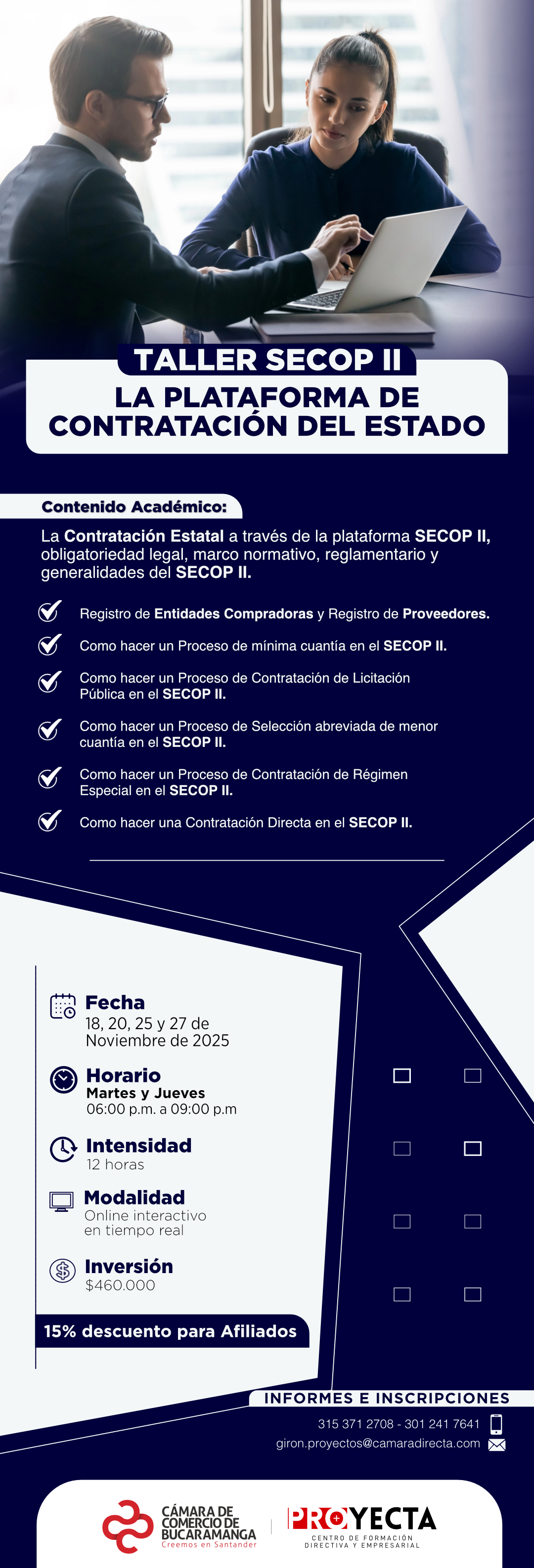 TALLER SECOP II LA PLATAFORMA DE CONTRATACION DEL ESTADO 