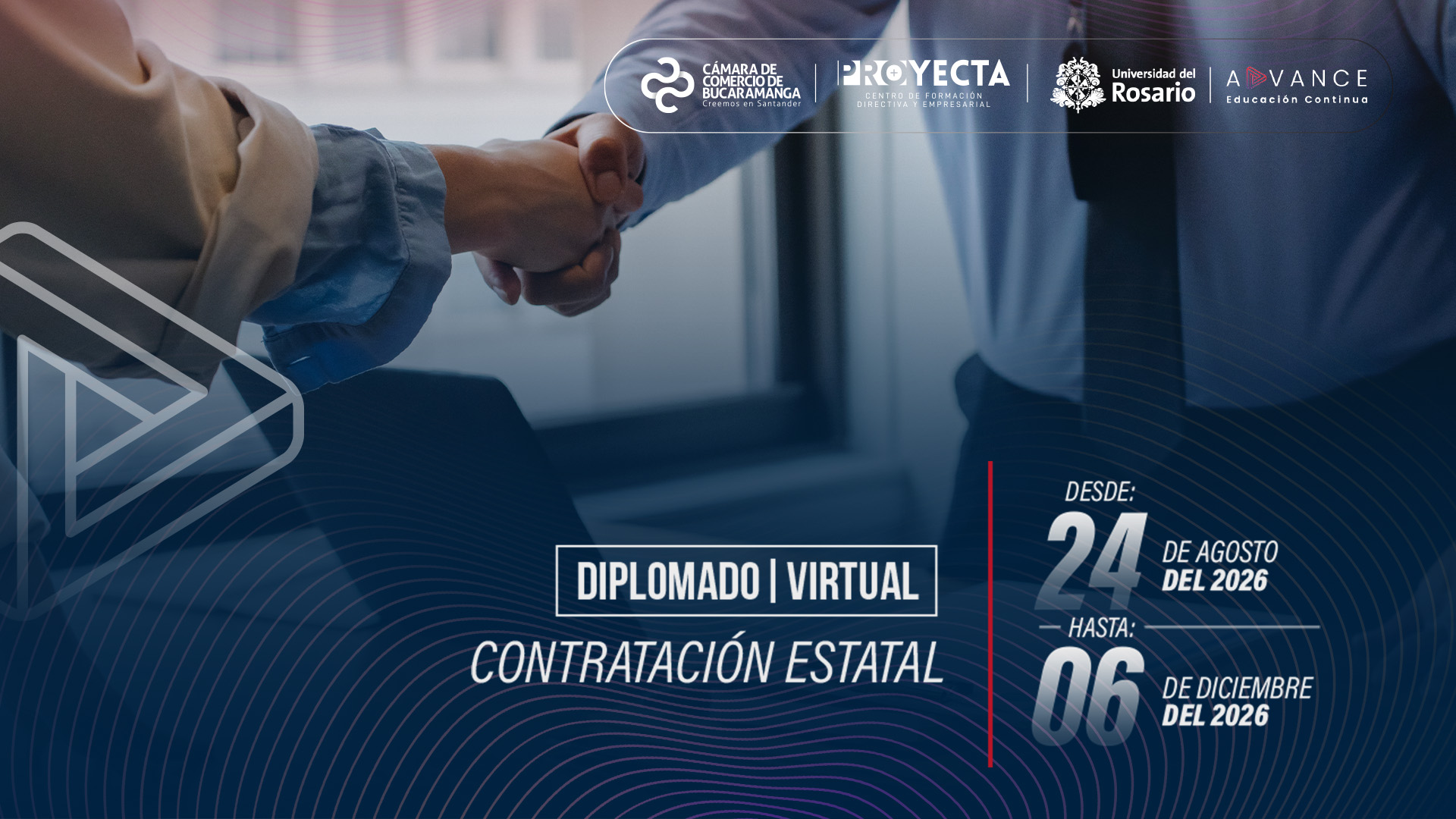 DIPLOMADO VIRTUAL EN CONTRATACI&Oacute;N ESTATAL-U. ROSARIO