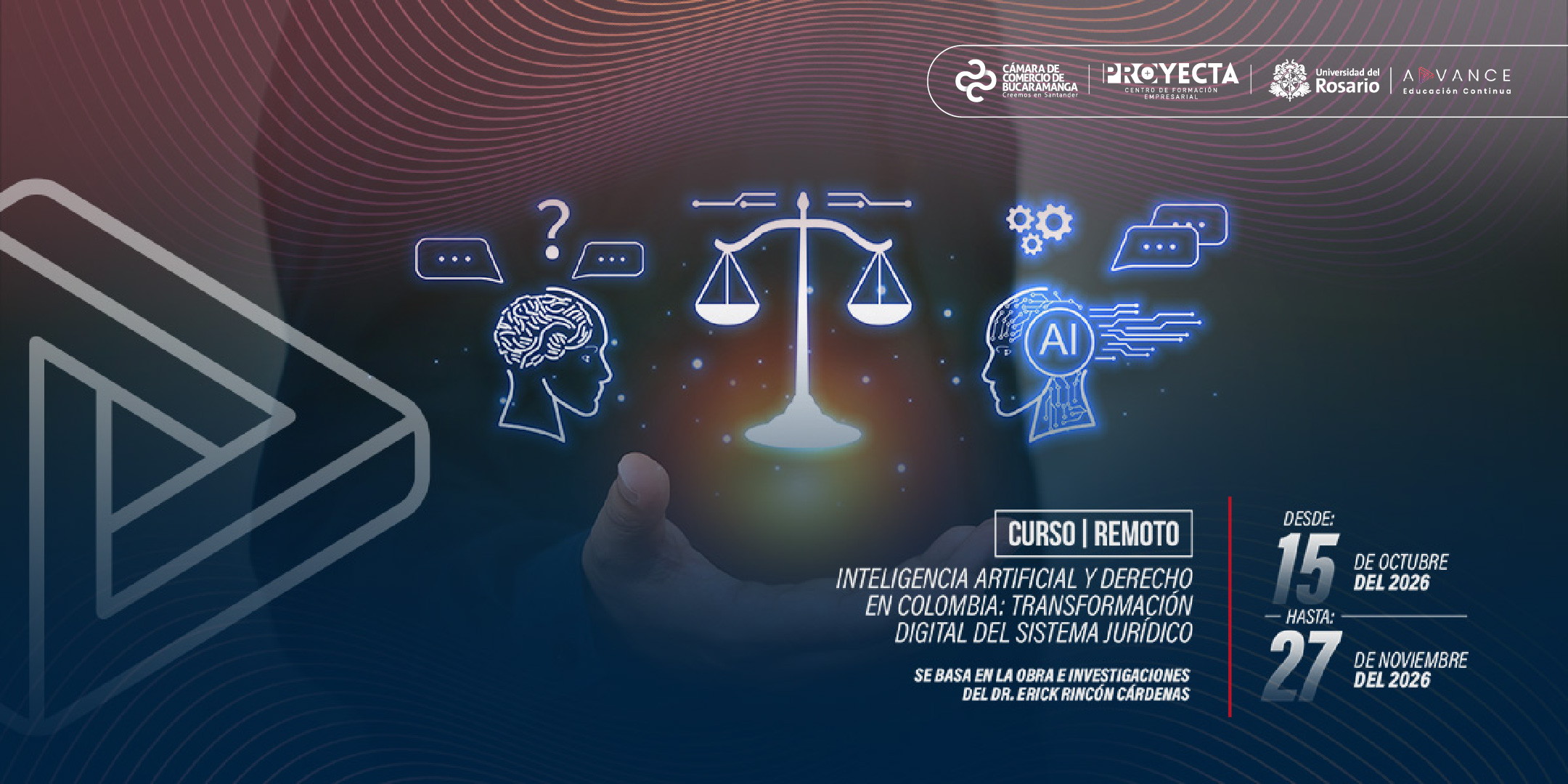 CURSO INTELIGENCIA ARTIFICIAL Y DERECHO EN COLOMBIA: TRANSFORMACI&Oacute;N DIGITAL DEL SISTEMA JUR&Iacute;DICO