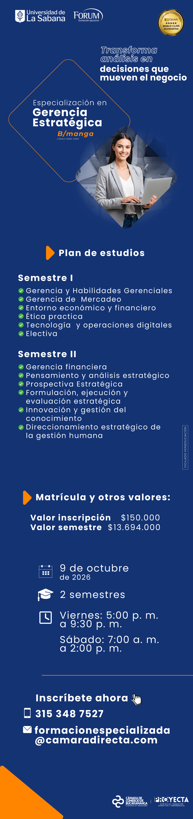 ESPECIALIZACI&Oacute;N EN GERENCIA ESTRAT&Eacute;GICA -UNIVERSIDAD DE LA SABANA