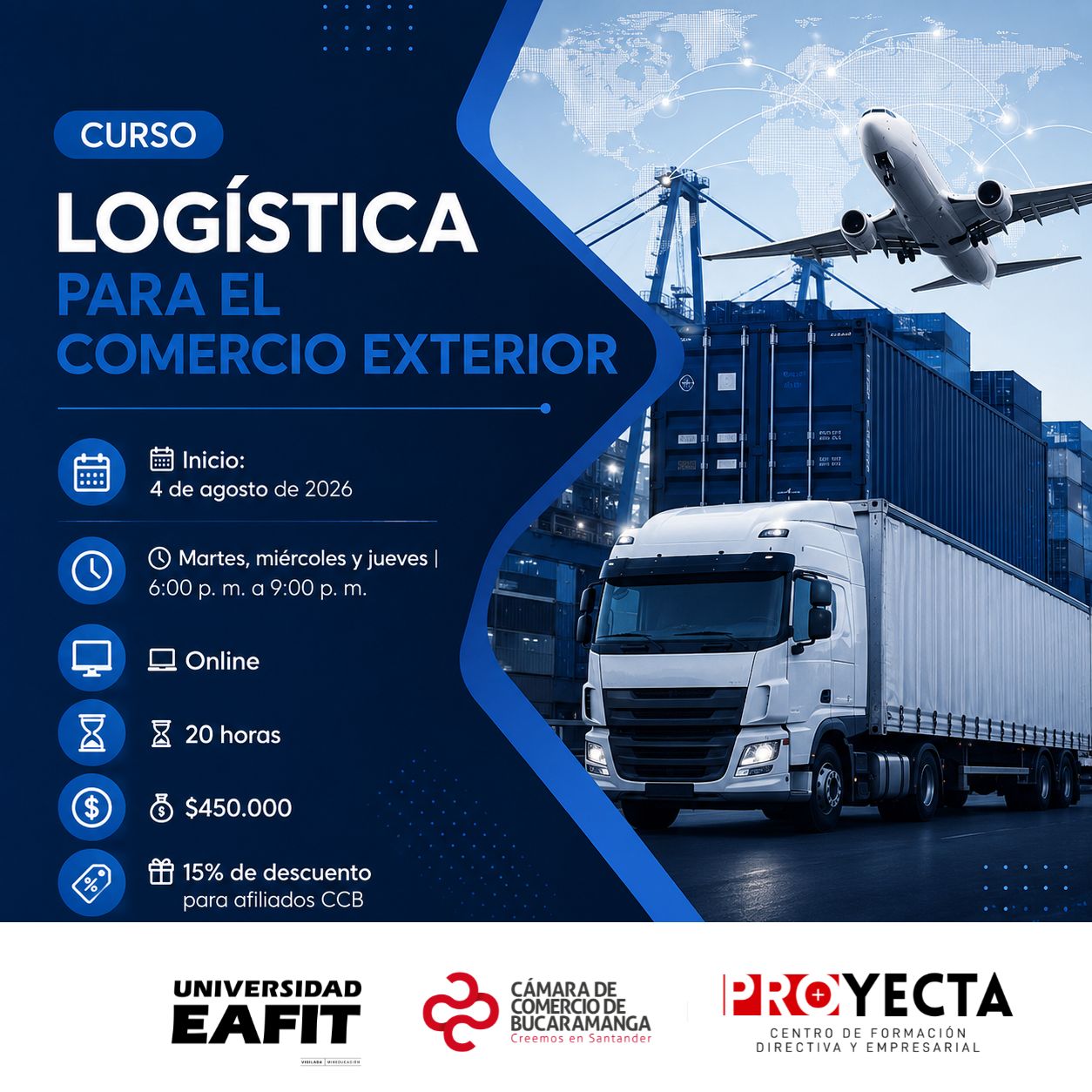 CURSO LOG&Iacute;STICA PARA EL COMERCIO  EXTERIOR- U. EAFIT