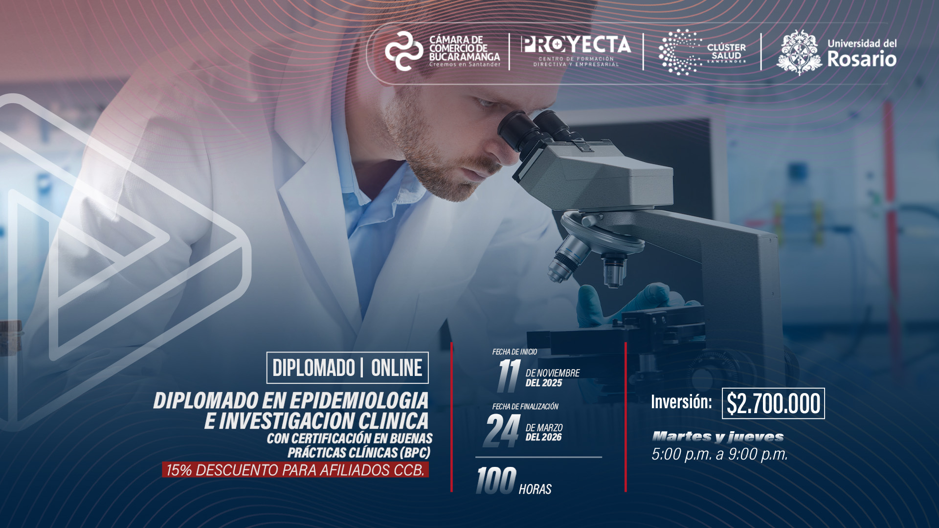 DIPLOMADO EN EPIDEMIOLOGÍA E INVESTIGACIÓN CLÍNICA- U. DEL ROSARIO