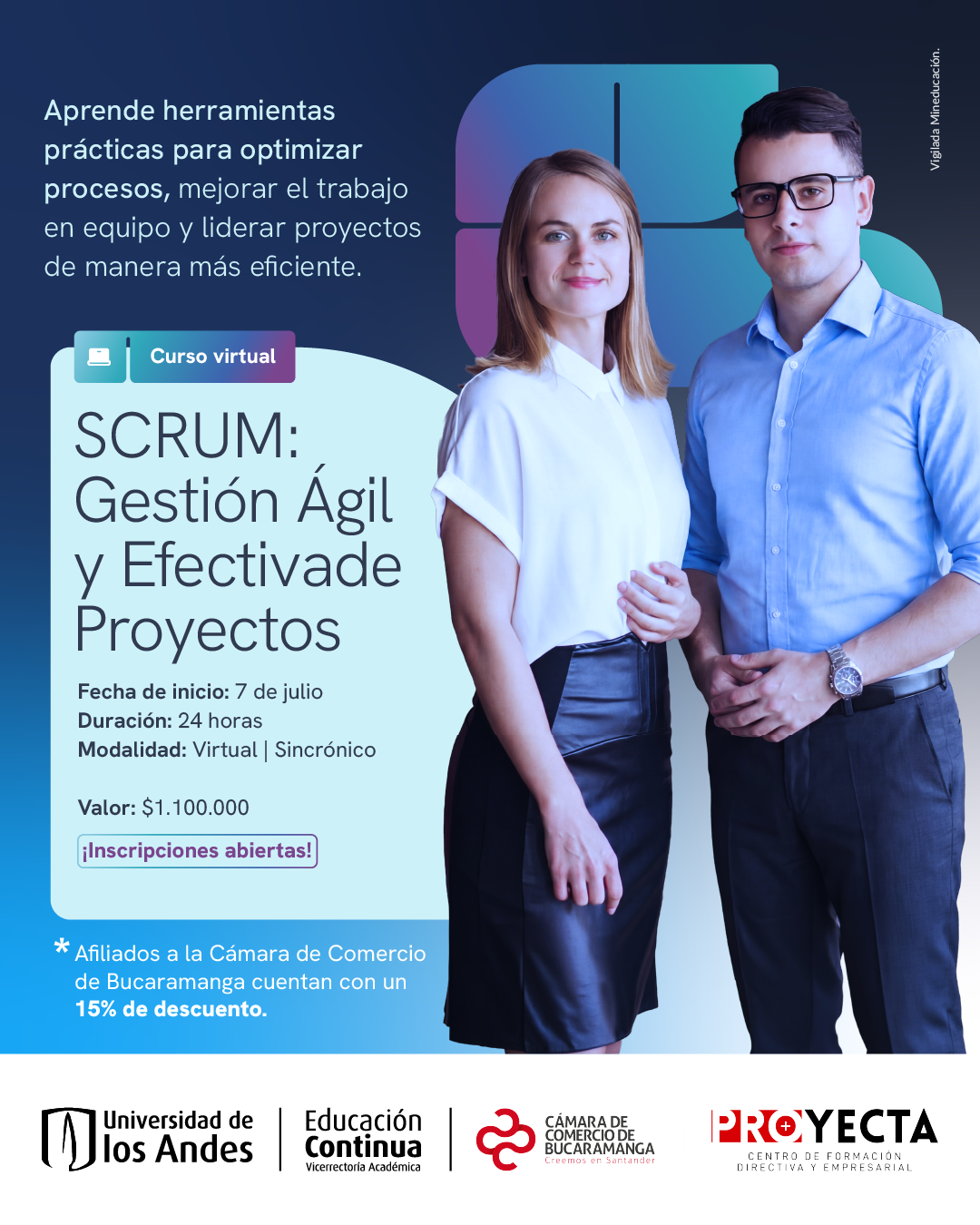 SCRUM: GESTI&Oacute;N &Aacute;GIL Y EFECTIVA DE PROYECTOS.- U. ANDES