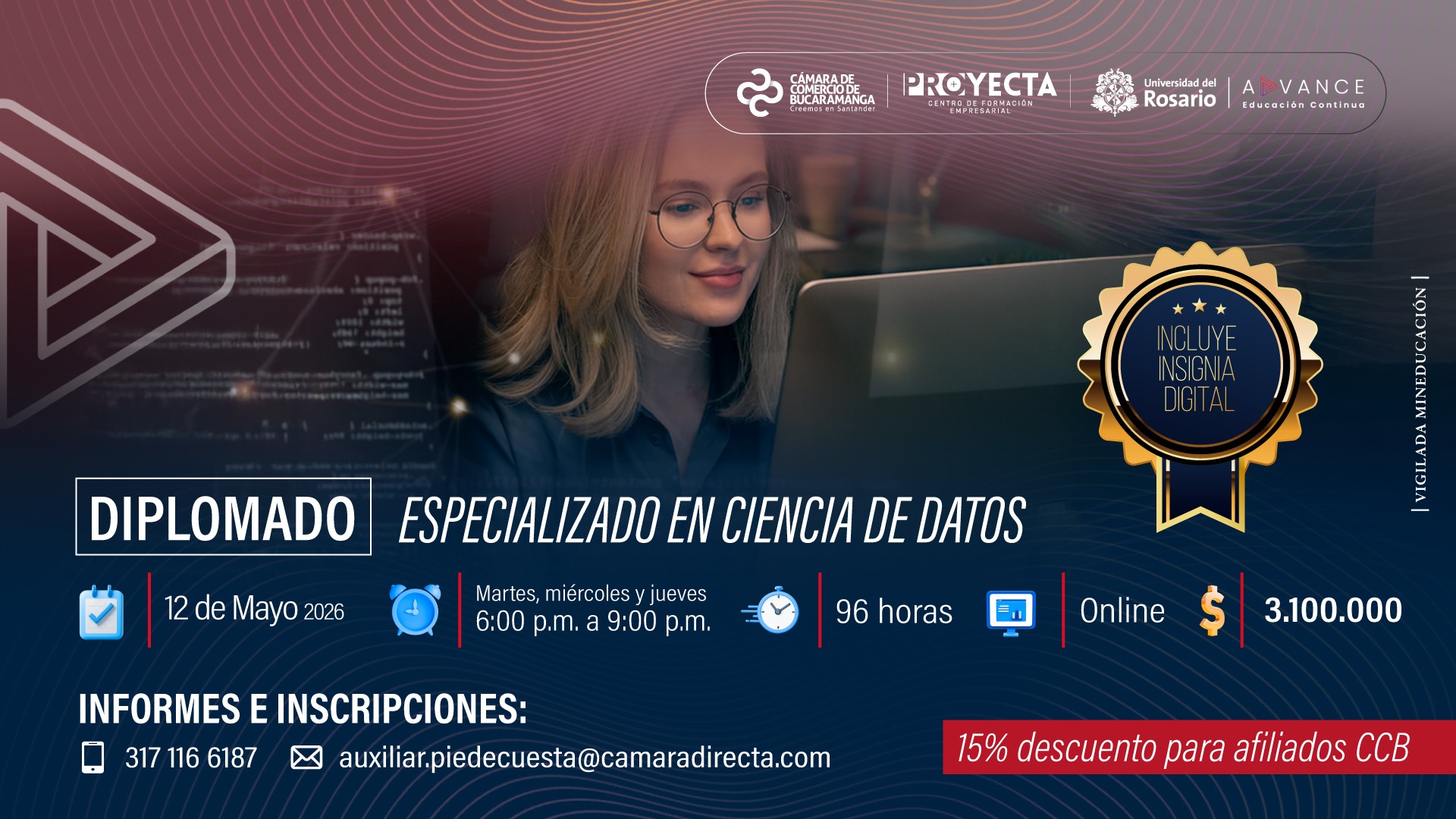 DIPLOMADO ESPECIALIZADO EN CIENCIA DE DATOS - UNIVERSIDAD DEL ROSARIO