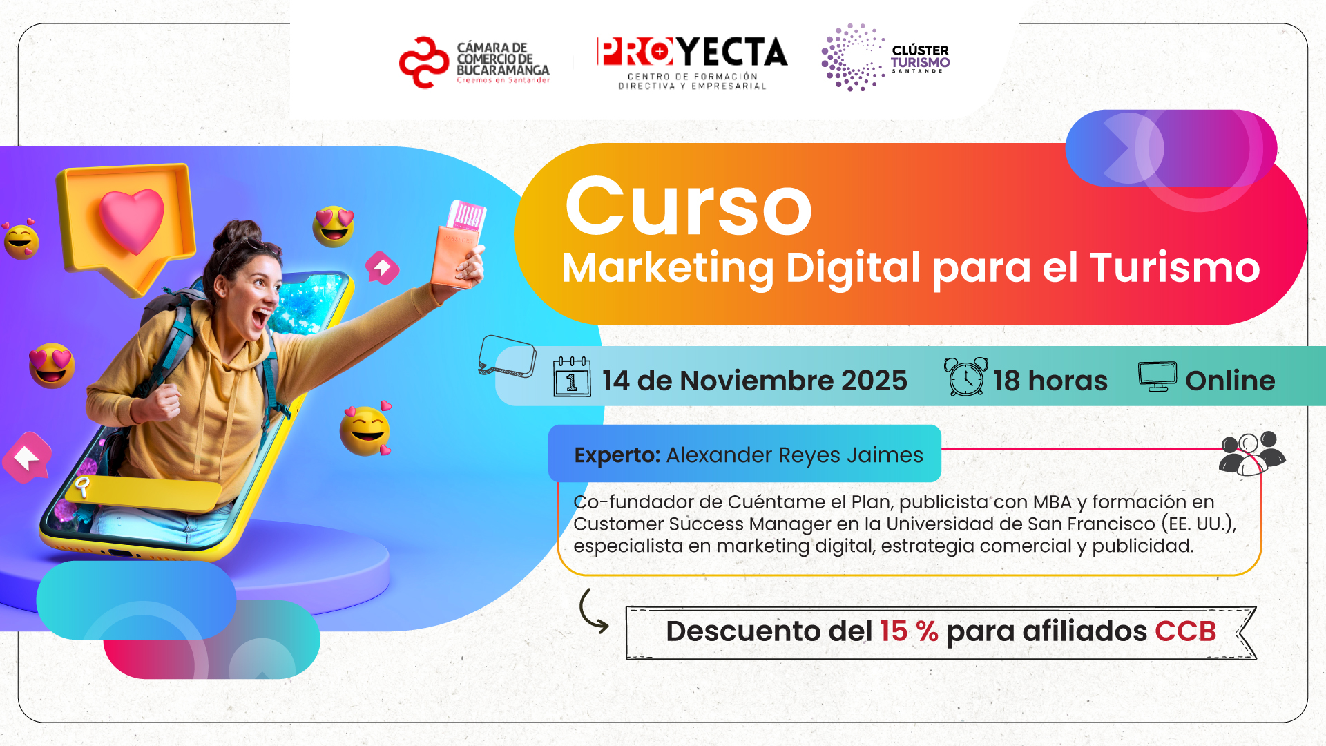 CURSO MARKETING DIGITAL PARA EL TURISMO CURSO MARKETING DIGITAL PARA EL TURISMO