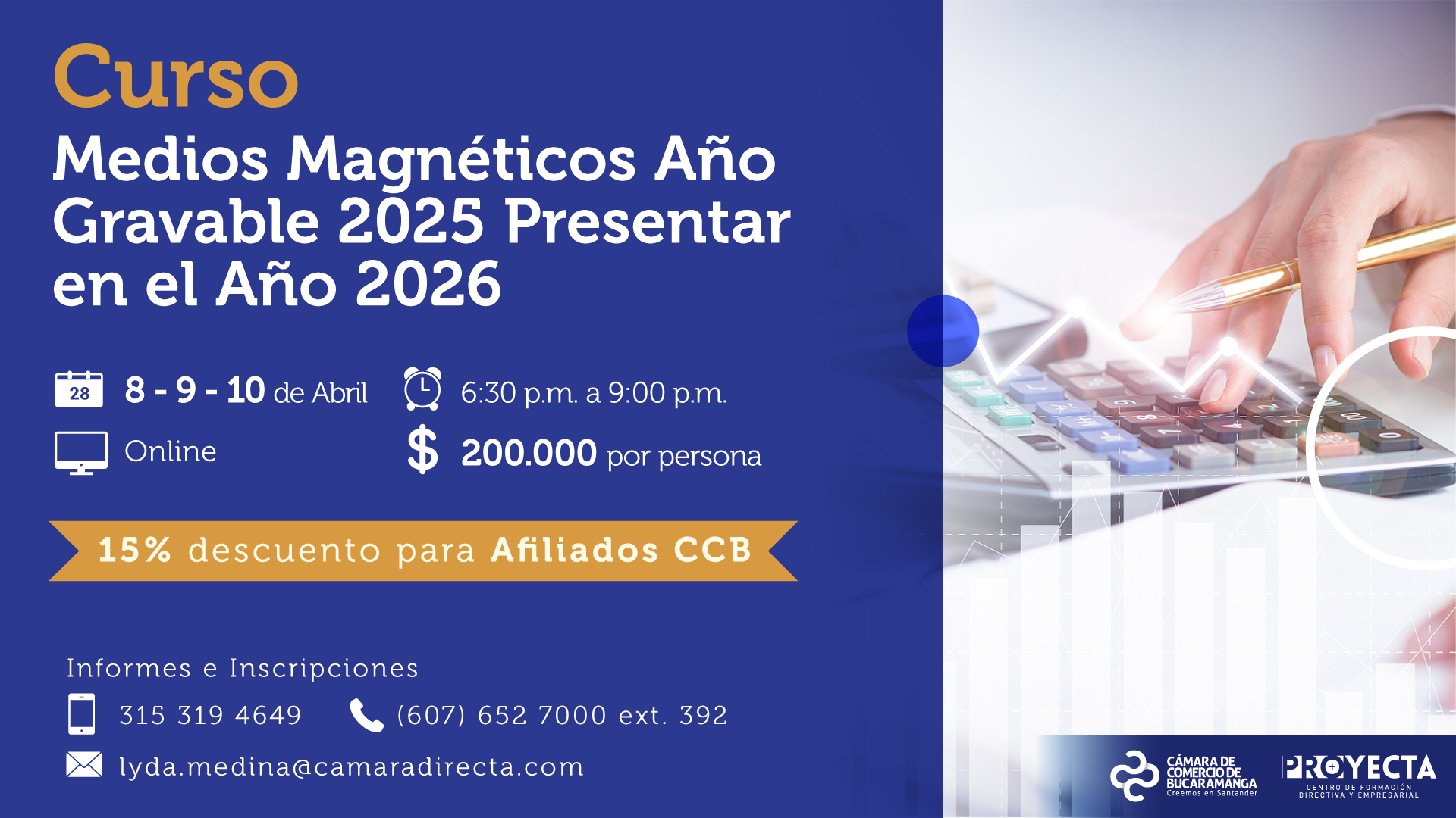 CURSO MEDIOS MAGNETICOS A&Ntilde;O GRAVABLE 2025 PRESENTAR EN EL A&Ntilde;O 2026  