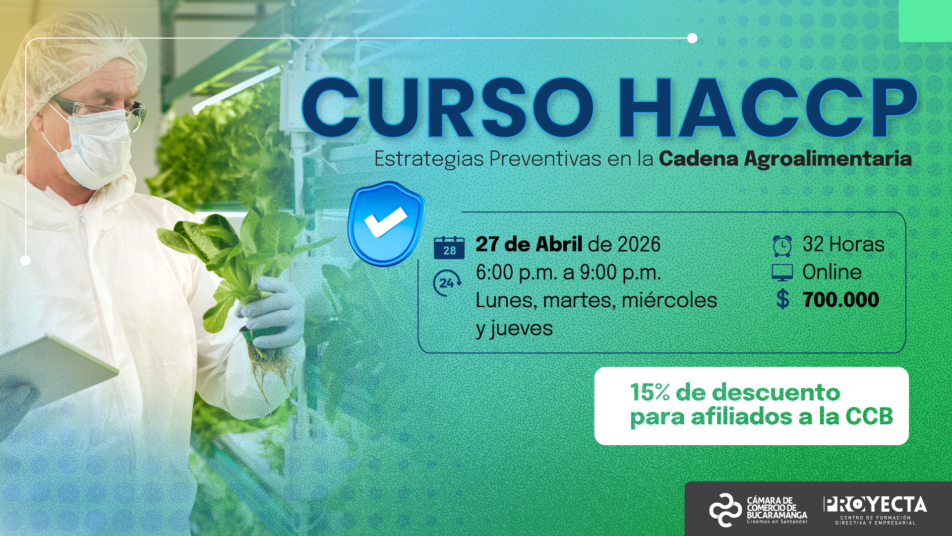 CURSO HACCP: Estrategias Preventivas en la Cadena Agroalimentaria 