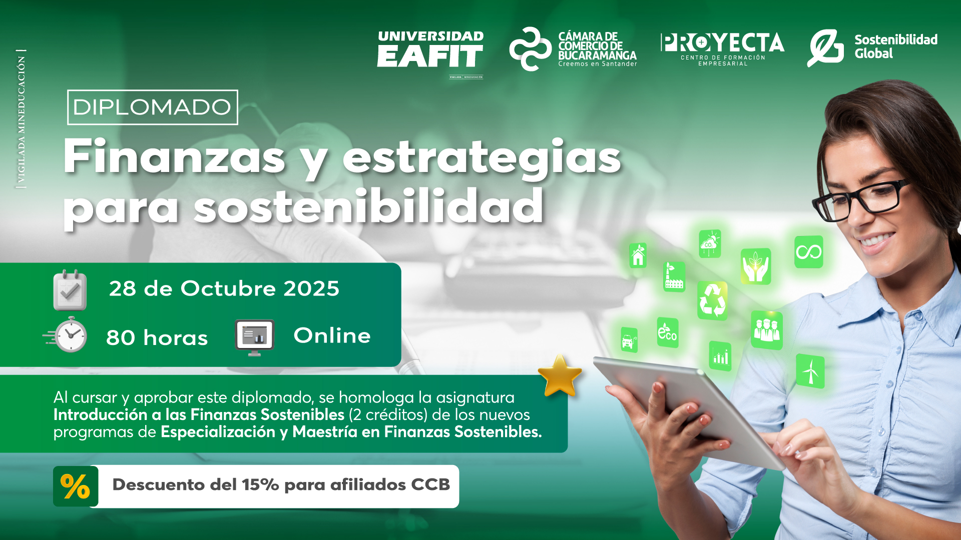 DIPLOMADO EN FINANZAS Y ESTRATEGIAS PARA SOSTENIBILIDAD- U. EAFIT
