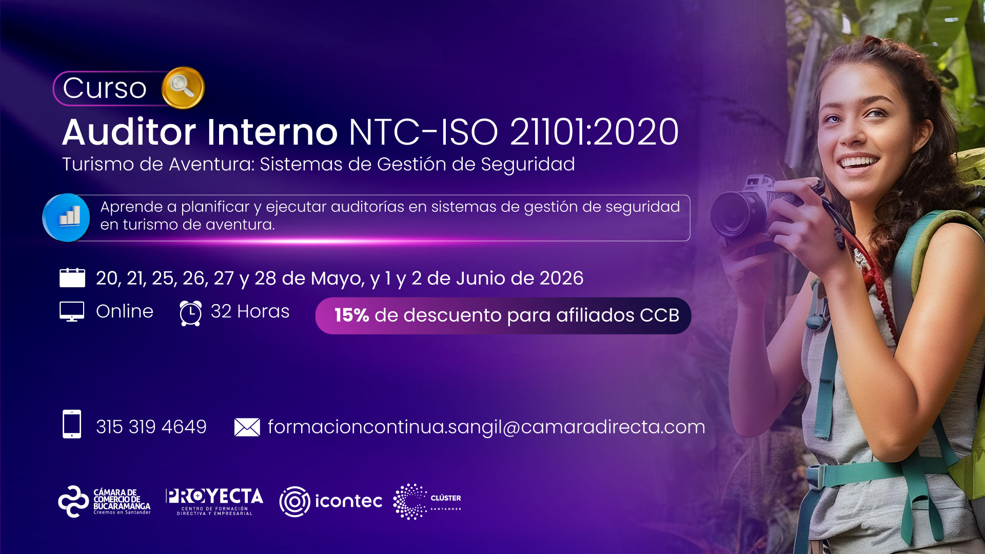 CURSO AUDITOR INTERNO NTC-ISO 21101:2020