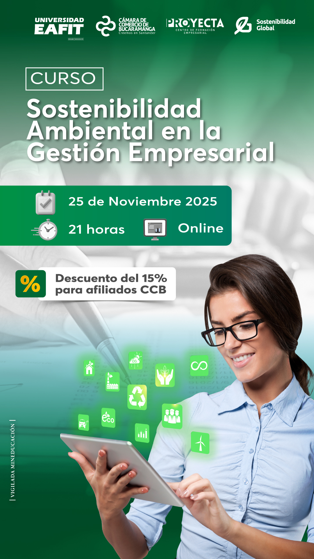 CURSO SOSTENIBILIDAD AMBIENTAL EN LA GESTIÓN EMPRESARIAL