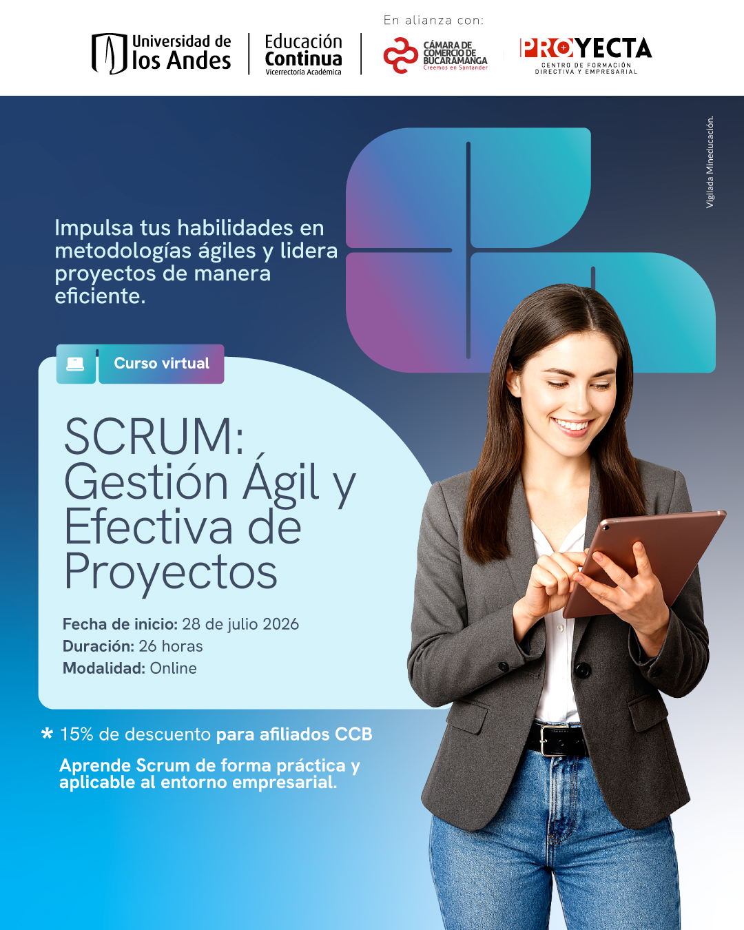 SCRUM: GESTI&Oacute;N &Aacute;GIL Y EFECTIVA DE PROYECTOS.- U. ANDES