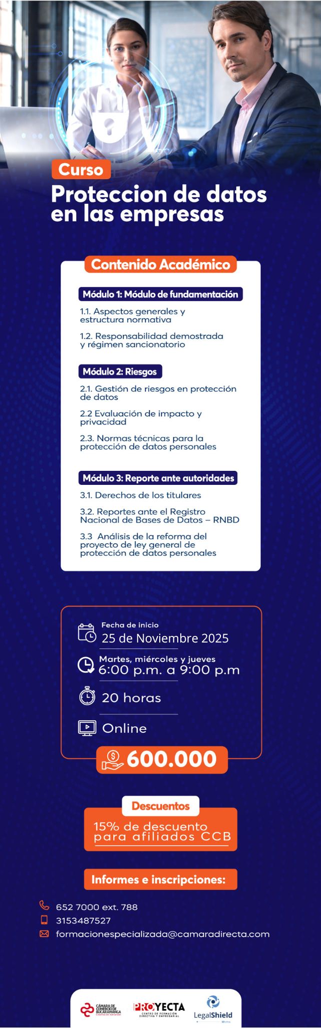 CURSO PROTECCION DE DATOS EN LAS EMPRESAS-LEGAL SHIELD