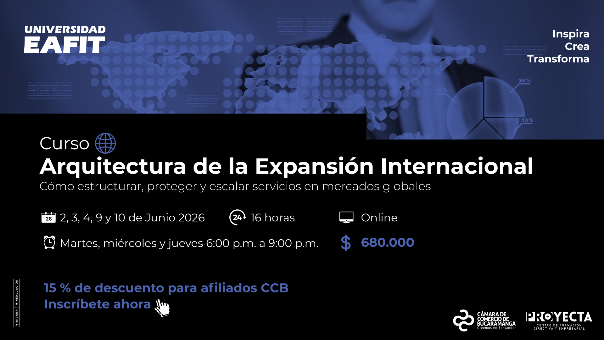 CURSO ARQUITECTURA DE LA EXPANSI&Oacute;N INTERNACIONAL-U. EAFIT