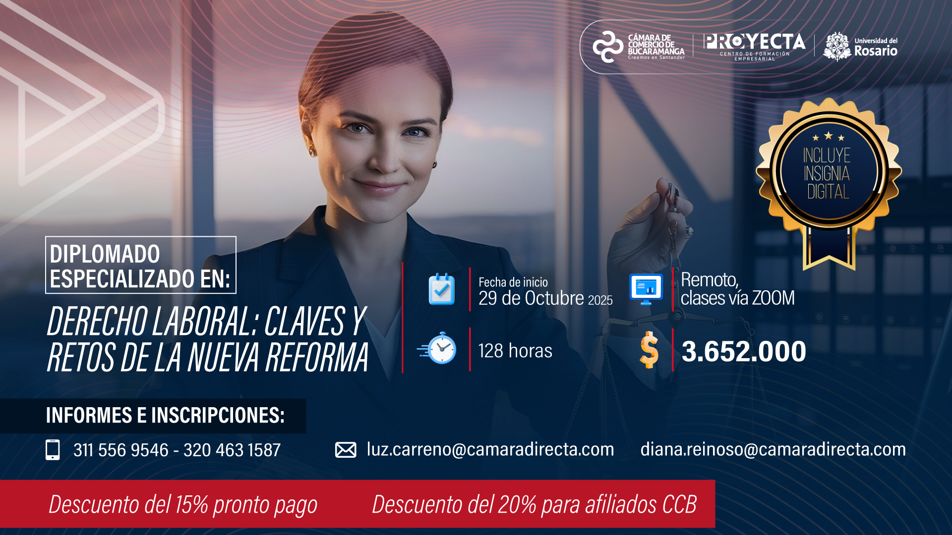 DIPLOMADO EN DERECHO LABORAL CON ÉNFASIS EN LA REFORMA LABORAL DIPLOMADO EN DERECHO LABORAL CON ÉNFASIS EN LA REFORMA LABORAL