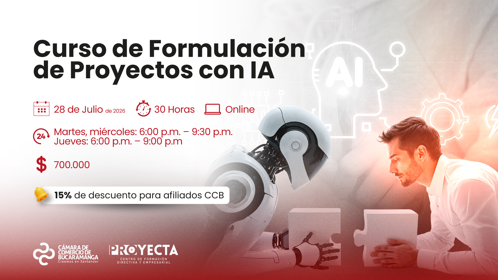 CURSO DE FORMULACI&Oacute;N DE PROYECTOS CON IA- 2026 II